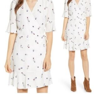 Rails White Floral Mini Dress